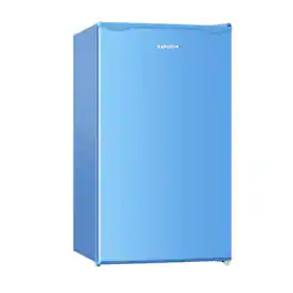 BANGSON - 3.2 Cu.Ft Mini Fridge Freezer, Compact Refrigerator for Dorm Bedroom Apartment - Blue