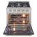 Alt View 1. Kucht - 30 in. 4.2 cu. ft. Natural Gas Range with Sealed Burners and Convection Oven in Cement Gray - Cement Gray.