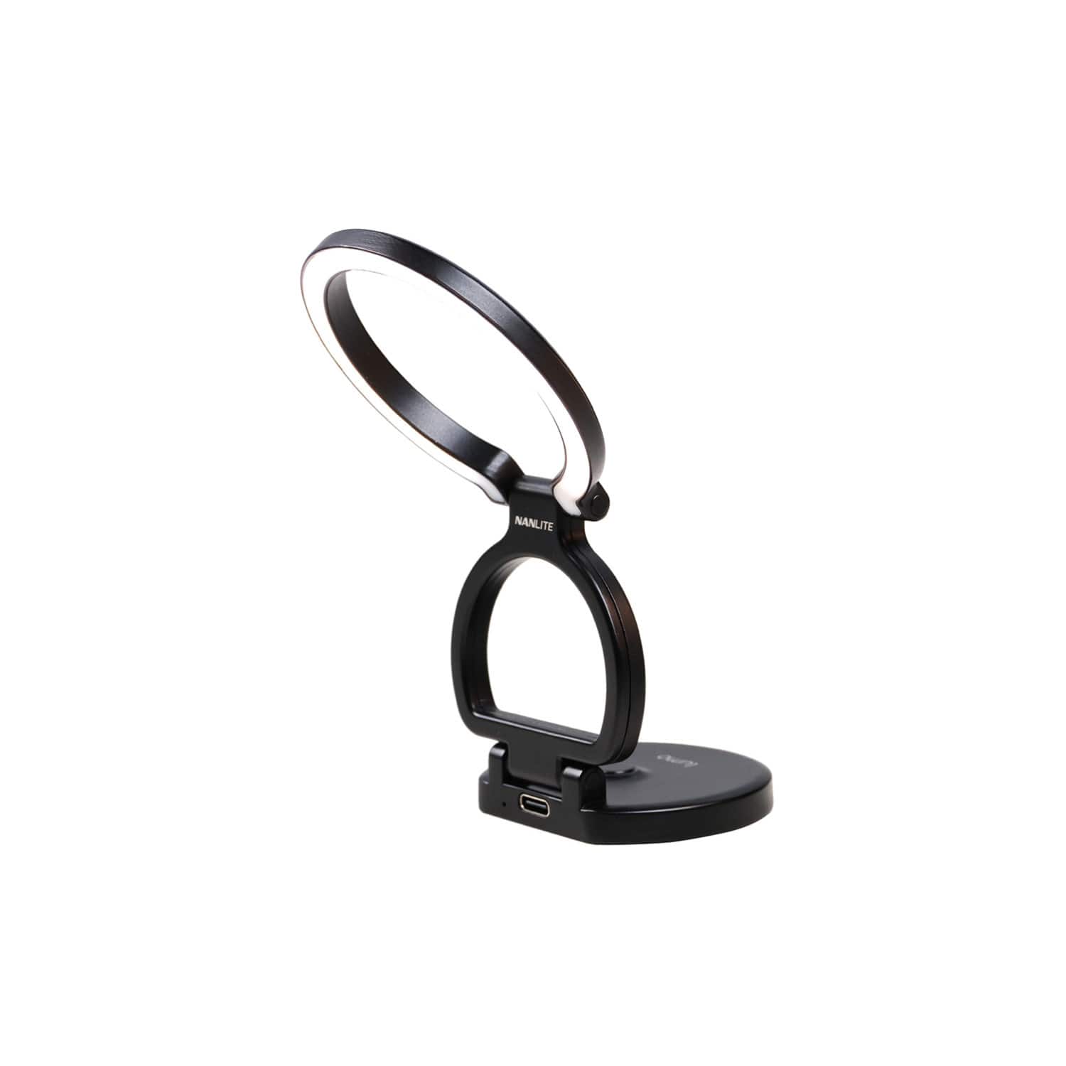 NANLITE - Lumo LED Phone Ring Light (MagSafe Compatible) (Polar Black)