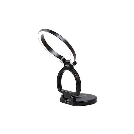 Front. NANLITE - Nanlite Lumo LED Phone Ring Light (MagSafe Compatible) (Polar Black).