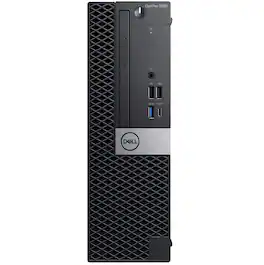 Dell - Refurbished Excellent - Optiplex 5060 Desktop PC, Hexa Core Intel i7-8700 up to 4.6GHz, 32GB DDR4 RAM, 1TB SSD, USB WiFi, Win11 Pro - Black