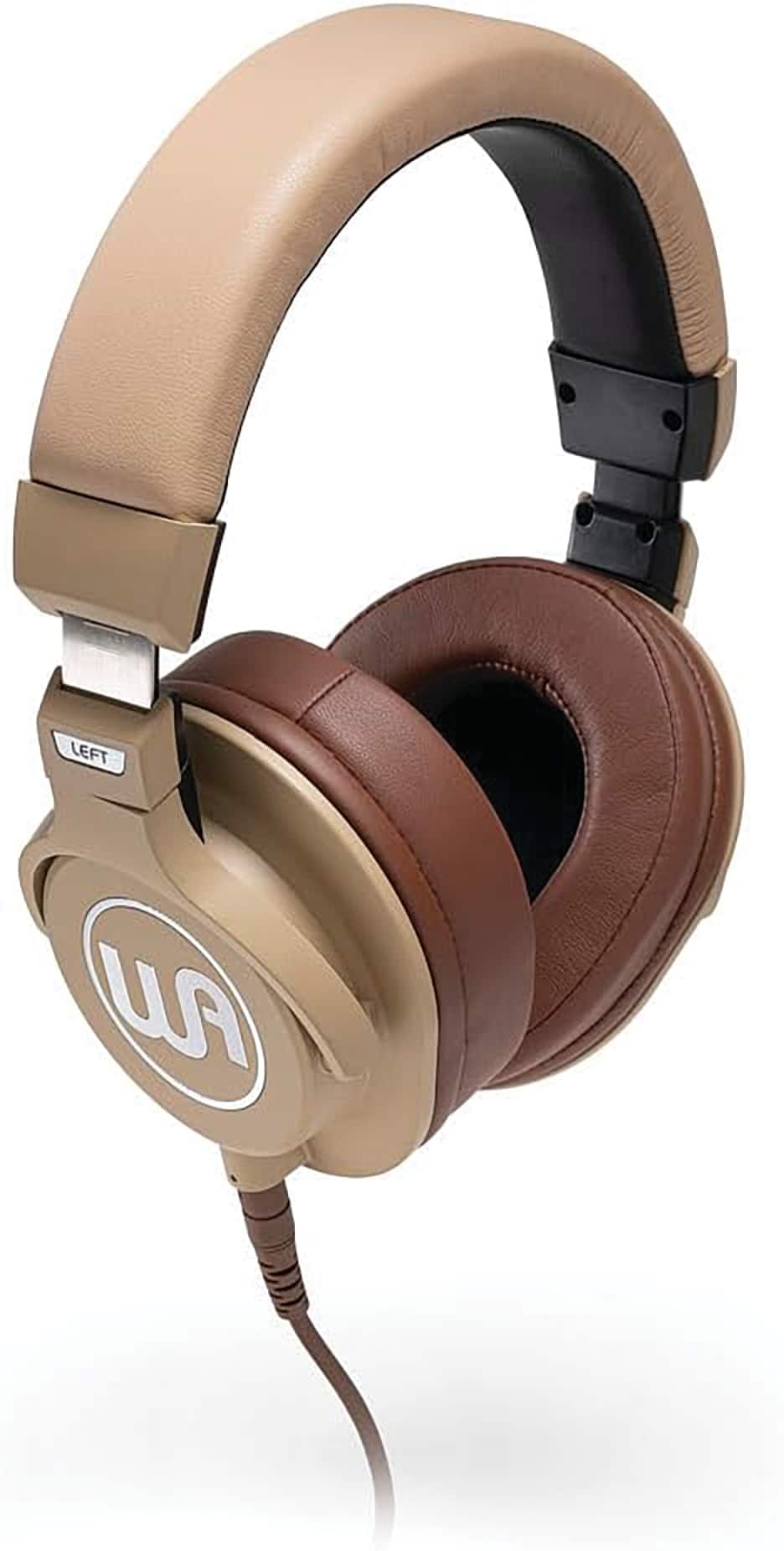 Warm Audio - Closed-Back Professional Studio Headphones for Tracking, Mixing, Monitoring, and Critical Listening, Removable Cables - Tan