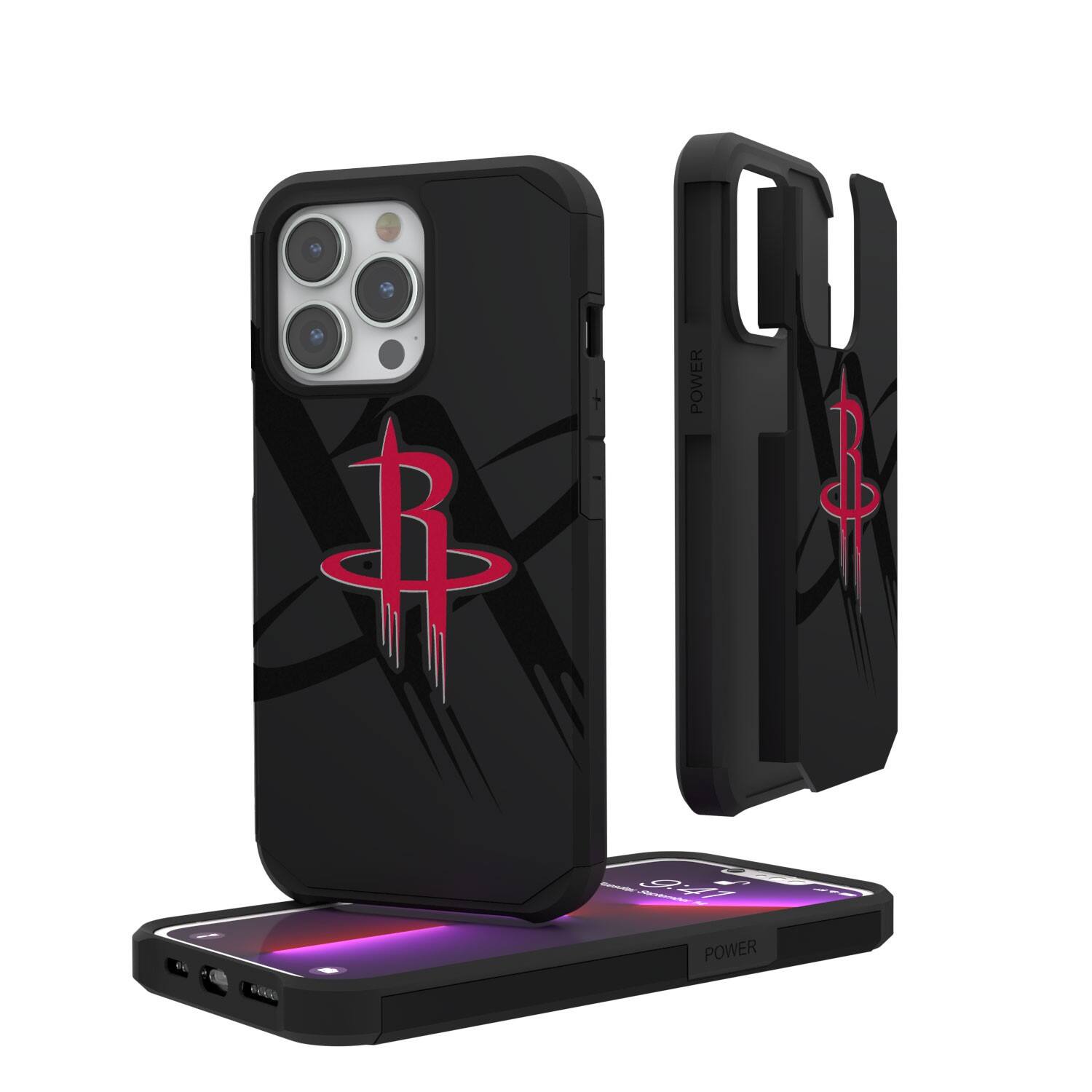 Keyscaper NBA Houston Rockets Monocolor Design iPhone Rugged Case 14 ...