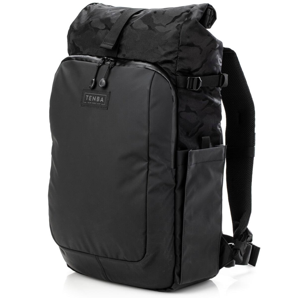 Alt View 9. Tenba - Tenba Fulton V2 16L Backpack for Mirrorless or DSLR Camera with 5-7 Lenses and 16" Laptop, Black/Black Camo.