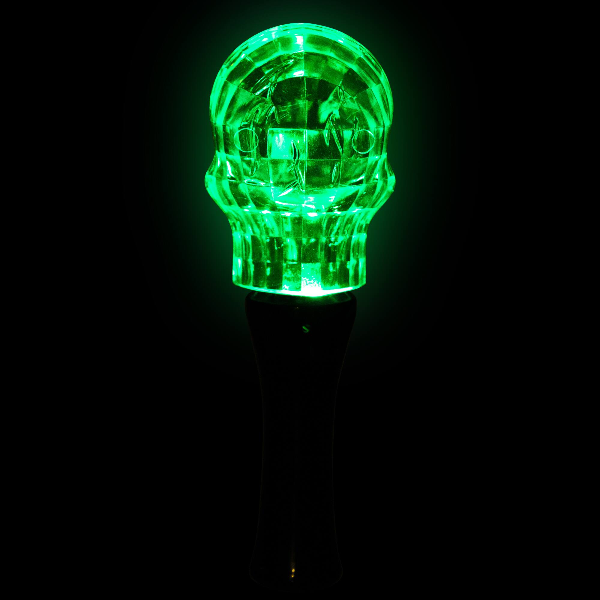 Alt View 9. Northlight - LED Lighted Multi-Function Halloween Skull Light - 9" - Multicolor Lights - Clear.