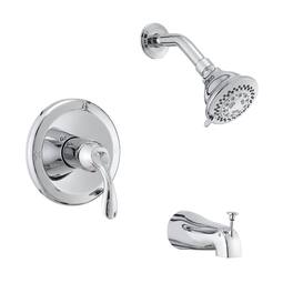 Boyel Living - Bathroom Shower Trim Kit 5 Function Pressure Balance Valve Copper Body Zinc Alloy Handle - Chrome