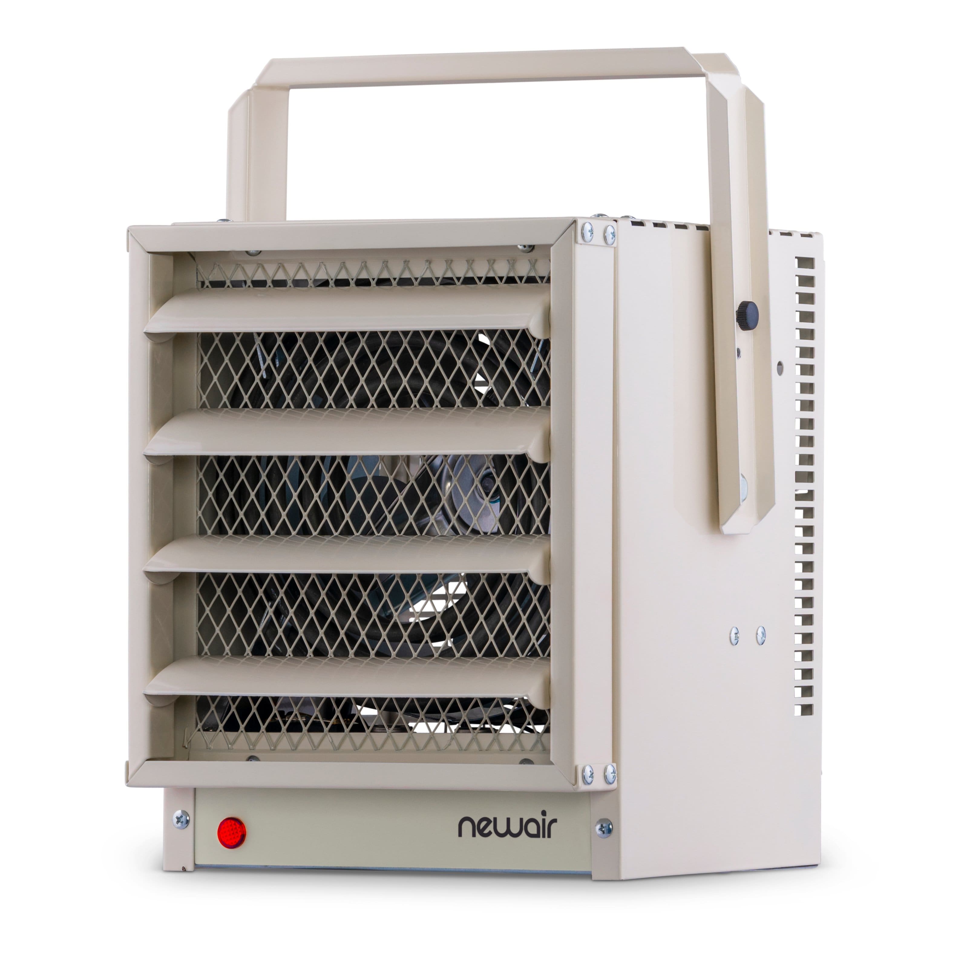 Alt View 18. NewAir - Hardwired Electric Garage Heater, Ceiling Mounted with Adjustable Louvers and Tilt Head, Heats up to 500 sq. ft. - Ivory.