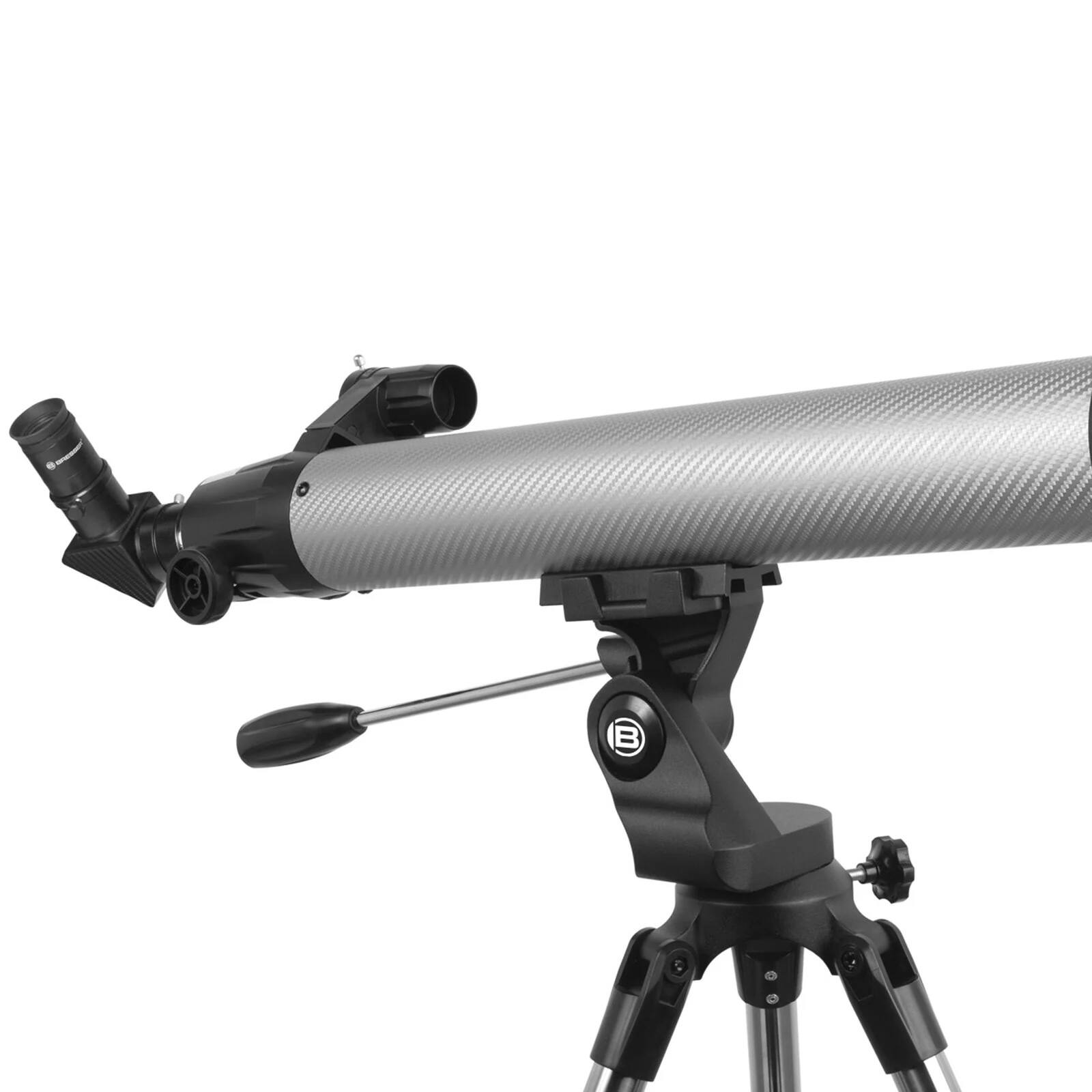 Left. National Geographic - National Geographic 70mm Refractor Telescope Adjustable Height Tripod - Silver.