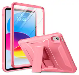 VIKESI - Protective Case for iPad (A16) 11–inch & iPad 10th Gen 10.9 –inch – Shockproof Design with Built-in Screen Guard - Watermelon