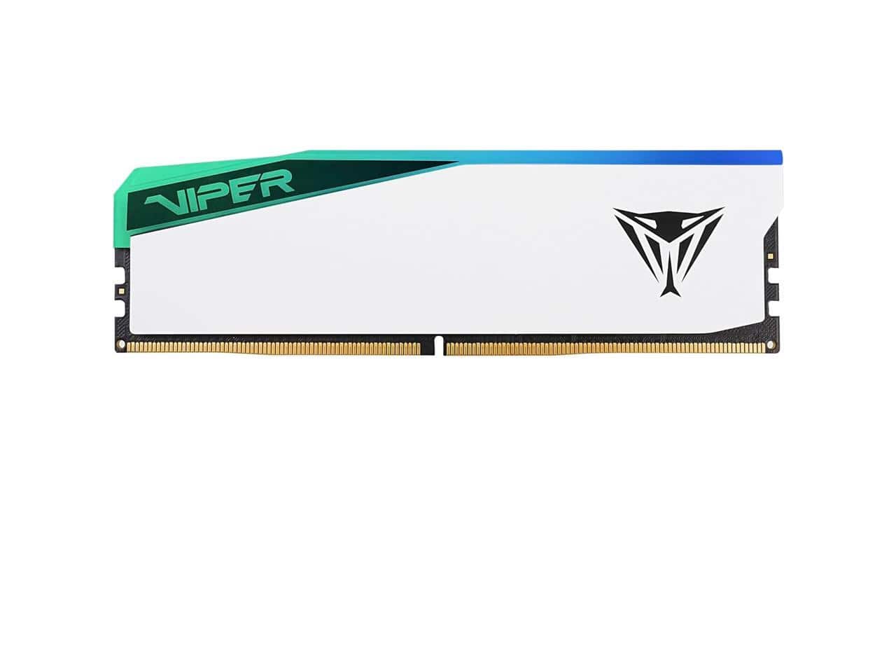 Patriot - Viper Elite 5 16GB DDR5 5200 RAM (PC5 41600) - AMD & Intel Gen14 - White