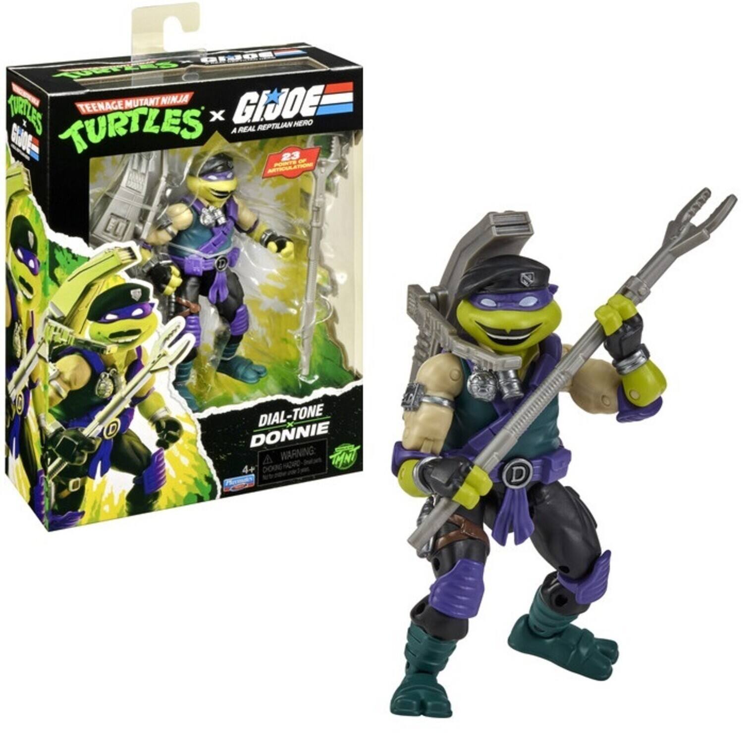Teenage Mutant Ninja Turtles x G.I. Joe - Dial-Tone x Donnie Action Figure (TMNT) - COLLECTIBLES