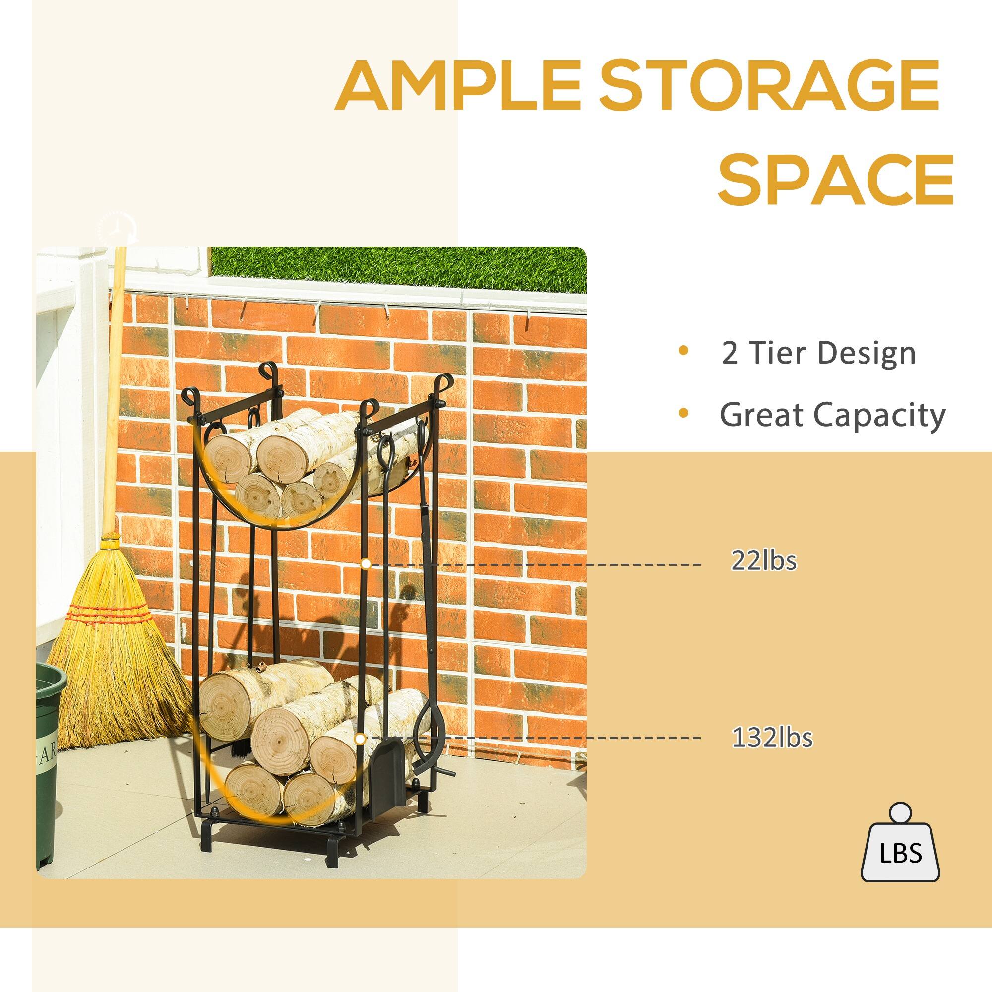 AMPLE STORAGE SPACE

- 2 Tier Design
- Great Capacity

22lbs

132lbs

LBS
