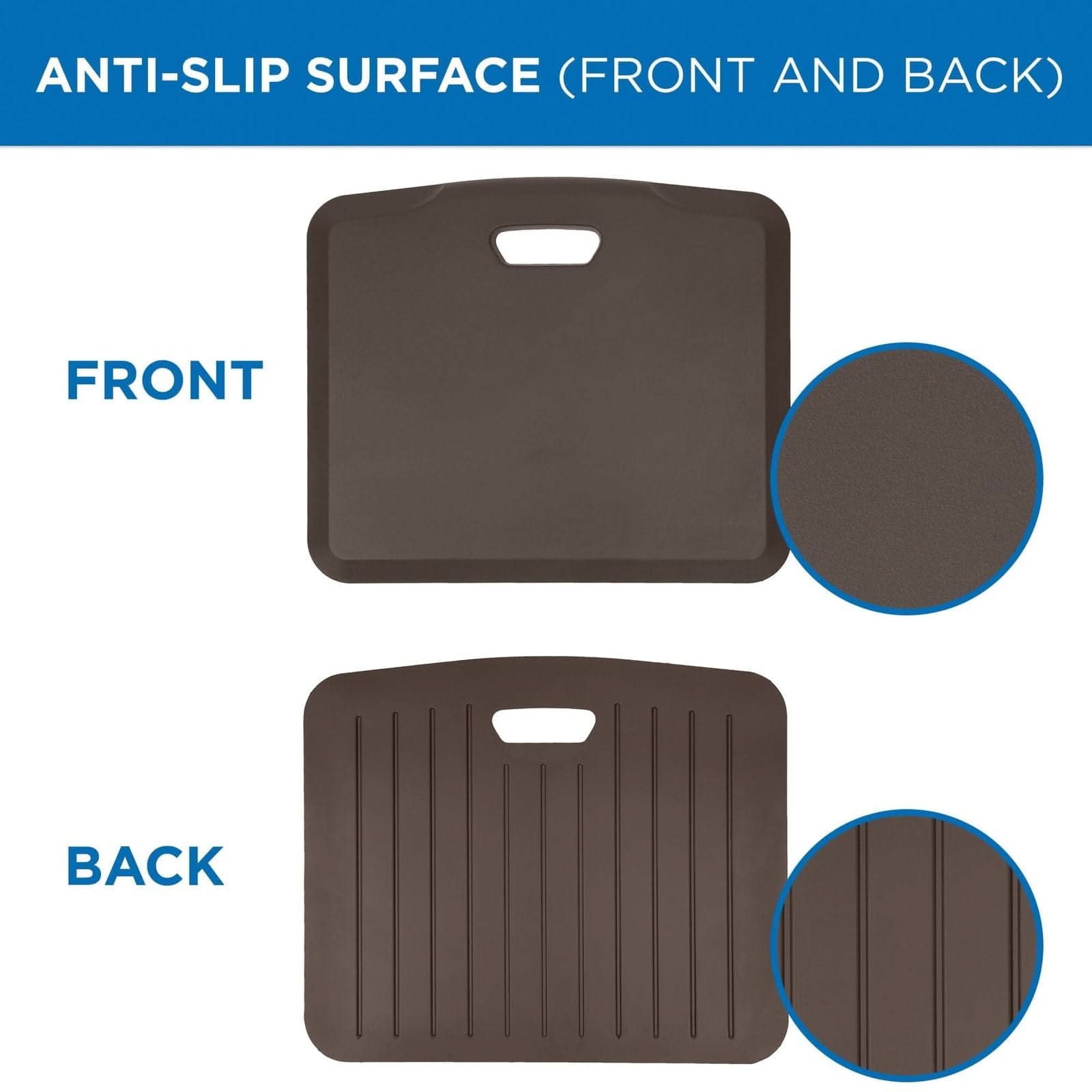 ANTI-SLIP SURFACE (FRONT AND BACK)

FRONT

BACK