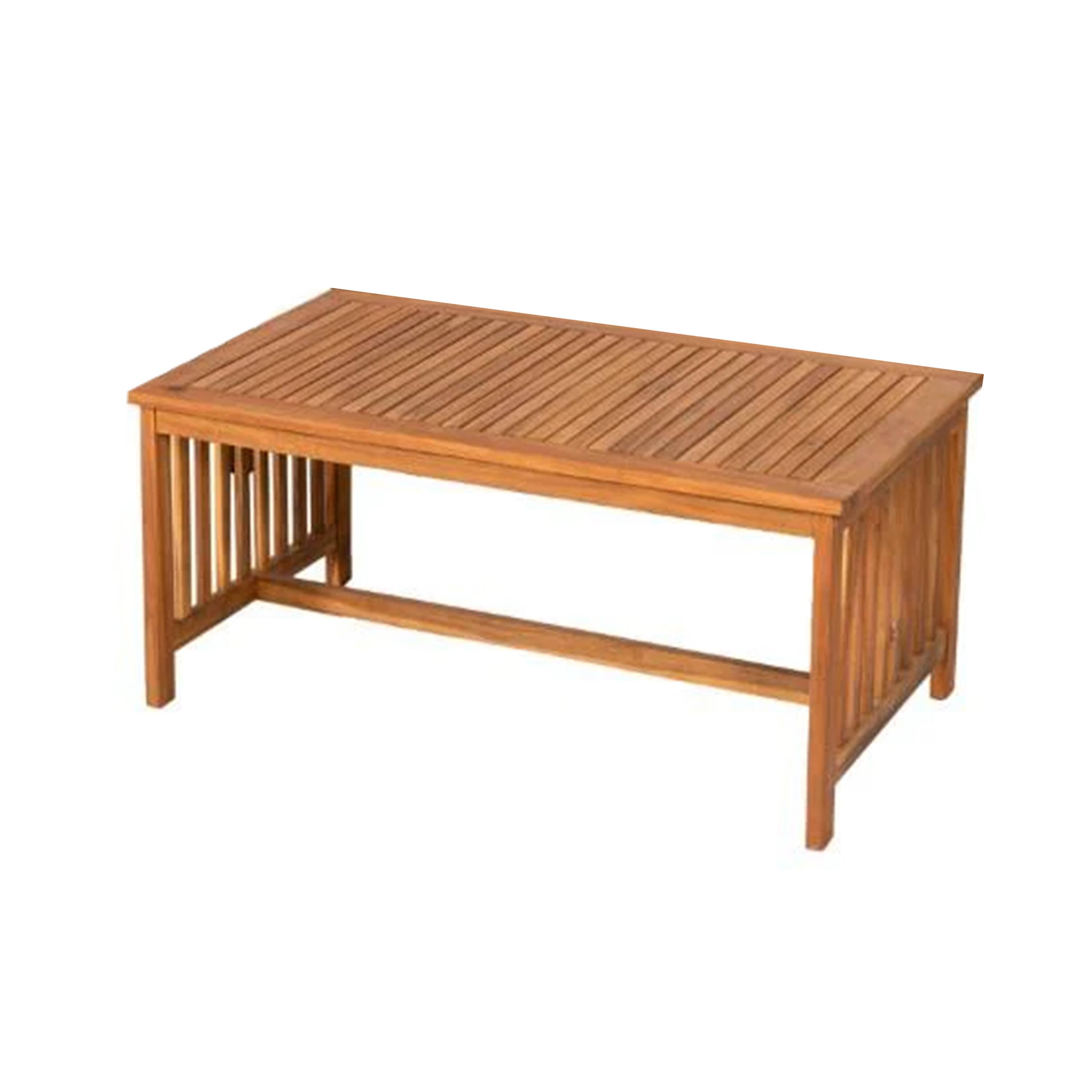 Alt View 2. Manhattan Lane - Kaila 2pc Outdoor Table and Loveseat Set, Beige Cushion - Beige, Natural Brown.