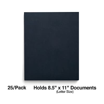 25/Pack  
Holds 8.5" x 11" Documents (Letter Size)