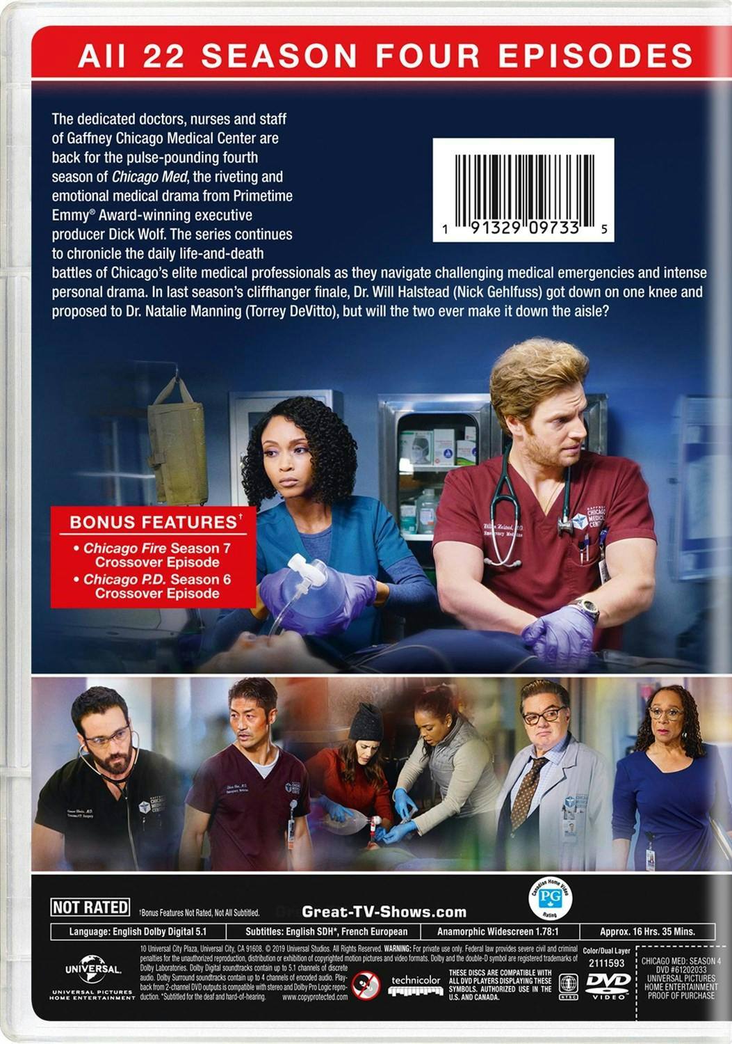 Back. Chicago Med: Season Four [DVD].