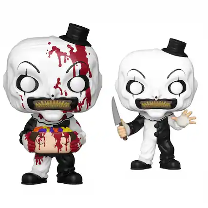 Front. Funko - Funko Pop! 2pack Terrifier: Art the Clown - with Head & with Knife.