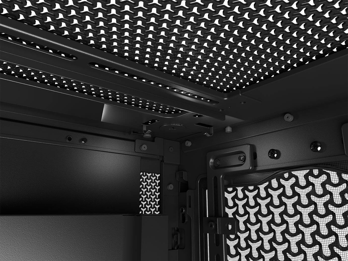 Alt View 10. CORSAIR - 5000D RS Mid-Tower Modular PC Case - Black.