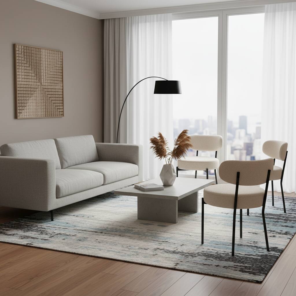 Alt View 5. AOITUN - Dining Chairs Set of 2, Kitchen Chairs with Curved Backrest & Metal Legs, Mid Century Modern Round Dining Room Chairs - White.