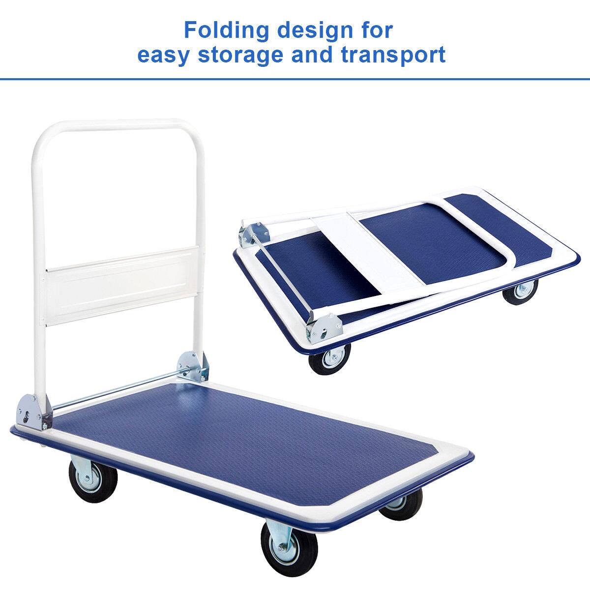 Folding design for easy storage and transportation.