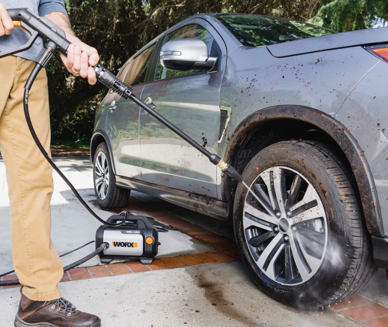 Alt View 14. WORX - Electric Pressure Washer up to 1700 PSI at 1.2 GPM - Black.