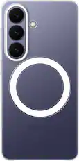 Front. Samsung - Galaxy S26 Clear Magnet Case - Transparent.