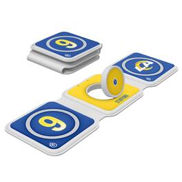 Keyscaper - Matthew Stafford Los Angeles Rams 3-in-1 Foldable Charger - White