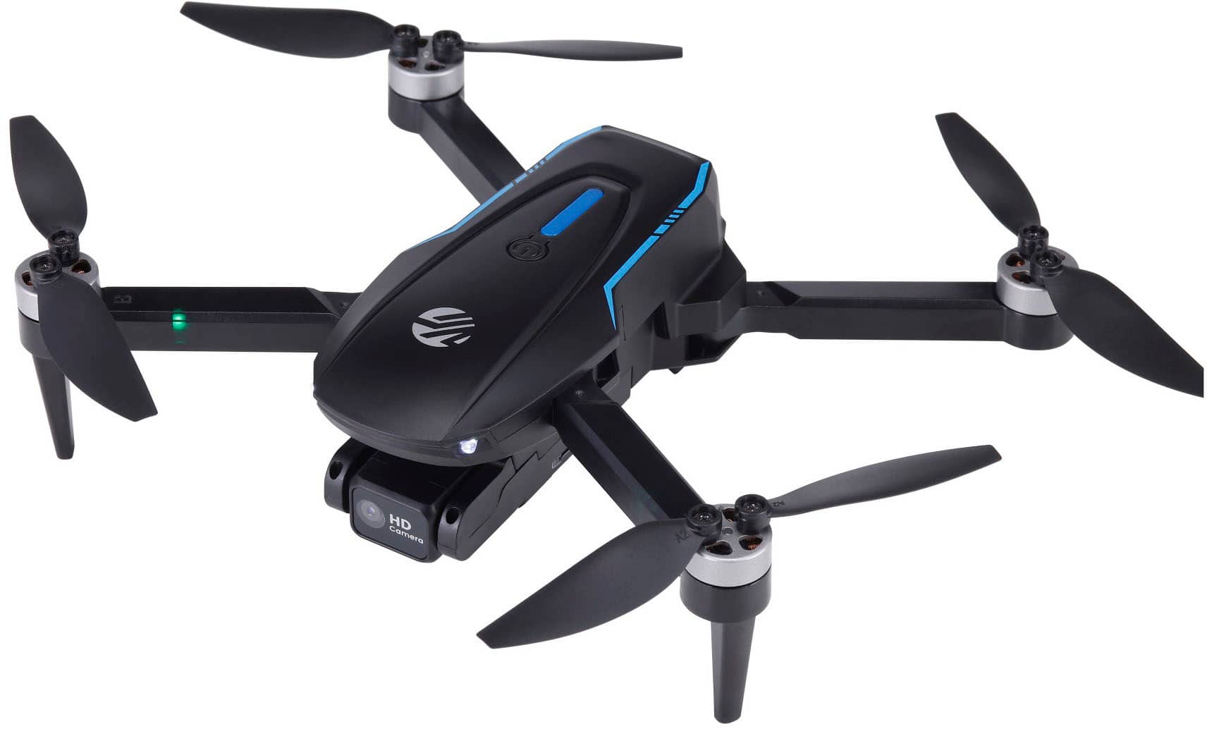 Front. Vivitar - Sky View FPV Real-Time 4K Video Transmission Drone - Black.