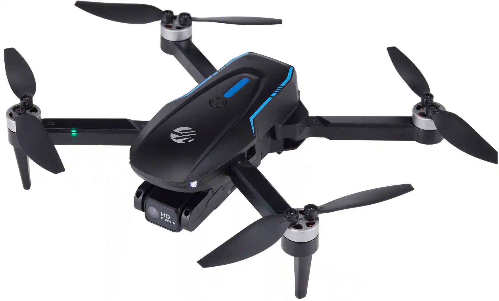 Front. Vivitar - Sky View FPV Real-Time 4K Video Transmission Drone - Black.