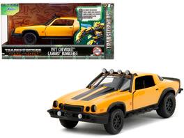 Jada - 1977 Chevrolet Camaro Off-Road Yellow Metallic Black Stripes Transformers Rise of the Beasts 2023 Hollywood Rides 1/32 - Yellow Metallic With Black