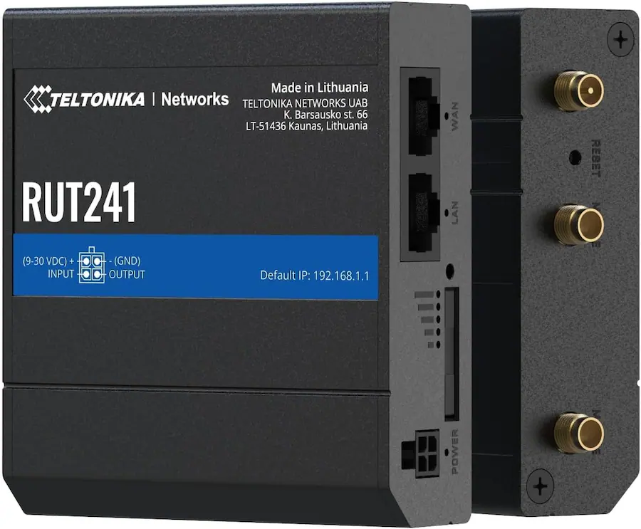 Teltonika RUT241 Industrial 4G LTE Router RUT241 - Best Buy