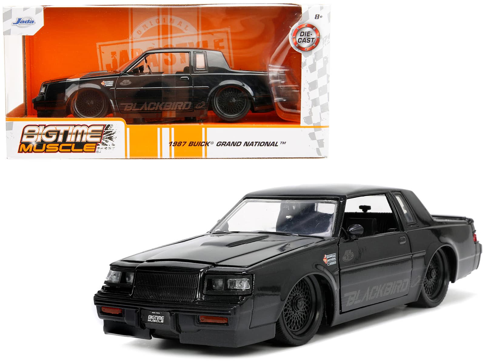"1987 Buick Grand National Black Metallic ""Blackbird"" ""Bigtime Muscle"" Series 1/24 Diecast Model Car by Jada" price history on PriceWatchPro