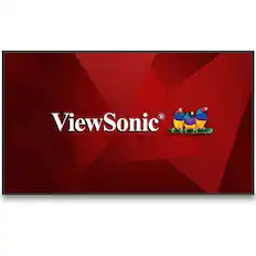 Front. ViewSonic - ViewSonic CDE4330 43" 4K UHD Wireless Presentation Display 24/7 Commercial Display with Portrait Landscape, USB C - Black.