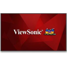 ViewSonic - Refurbished Excellent - CDE4330 43" 4K UHD Wireless Presentation Display 24/7 Commercial Display with Portrait Landscape, USB C - Black