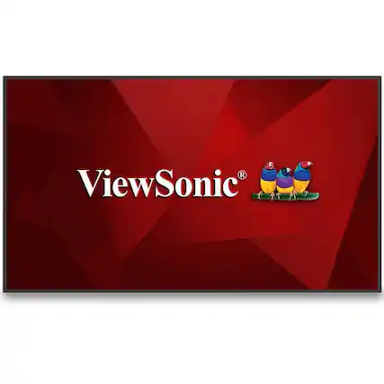 Front. ViewSonic - ViewSonic CDE4330 43" 4K UHD Wireless Presentation Display 24/7 Commercial Display with Portrait Landscape, USB C - Black.