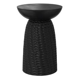 Simpli Home - Boyd 16 inch Wide Solid Mango Contemporary Tall Accent Table, Assembled - Black