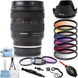Tamron - 11-20mm f2.8 Di III-A RXD Lens for Sony E AFB060S-700 - Filter Kit Bundle - Black