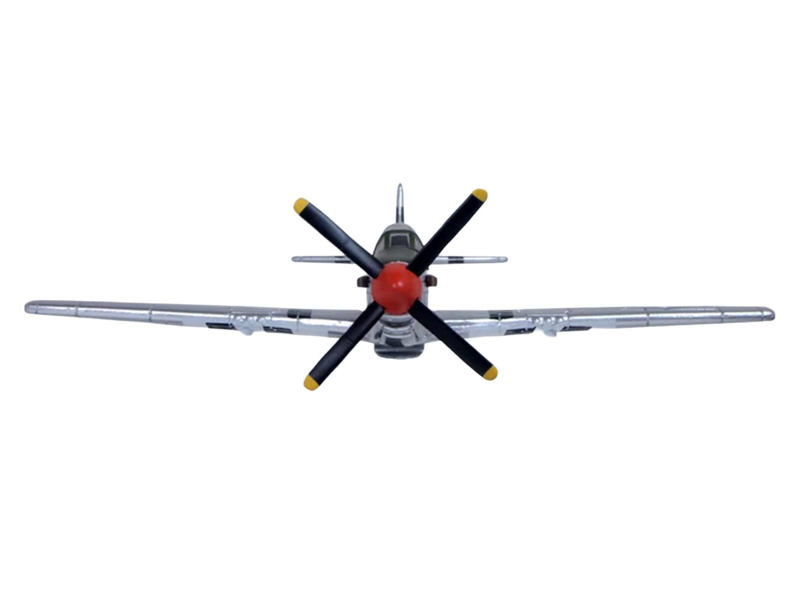 Alt View 3. Oxford Diecast - North American P-51D Mustang Fighter Aircraft "England" (1944) US Army Air Forces 1/72 Diecast Model by Oxford Diecast.