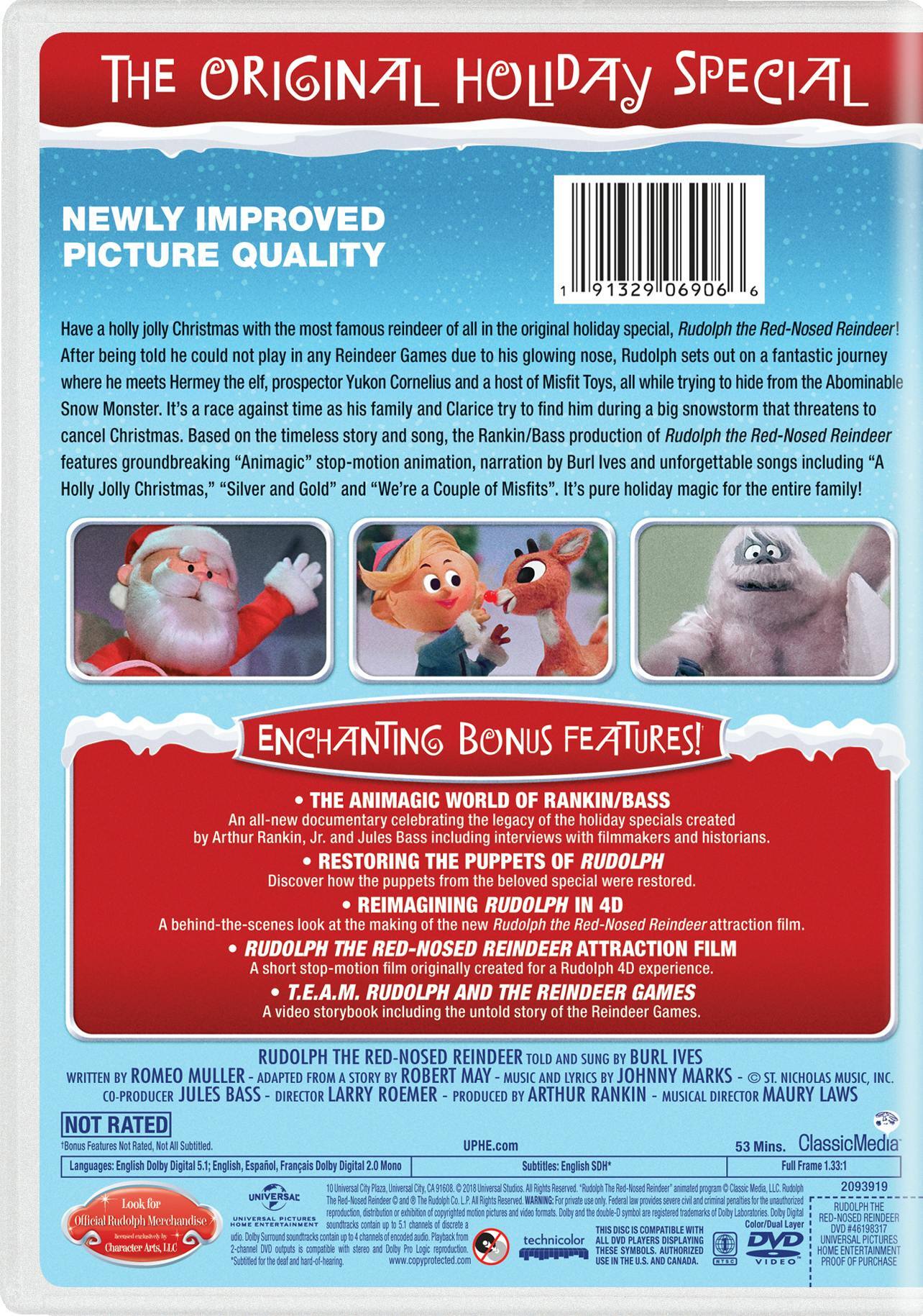 Angle. Rudolph the Red-nosed Reindeer (Deluxe Edition) [DVD].