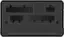 The text on the image reads: "Motherboard 12V-2x6 + SATA / PATA / CPU / PCIe / Designed for use with genuine Corsair Type 4 cable sets only."