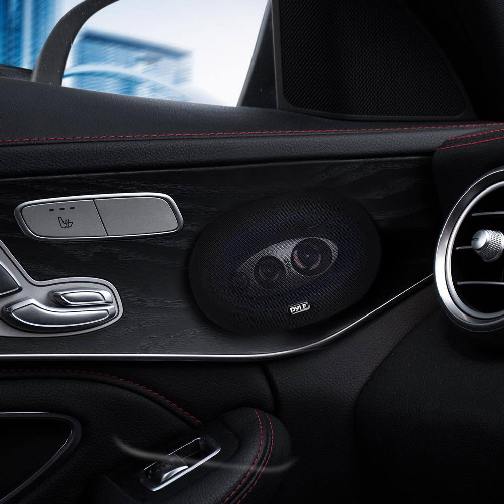 Alt View 4. Pyle - Pyle 6x9/7x10 car Speakers 4-Way Quadriaxial Full - Black.