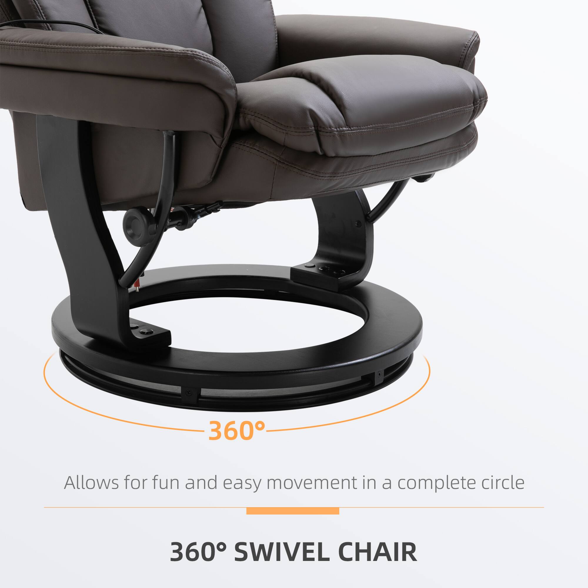360° SWIVEL CHAIR

Allows for fun and easy movement in a complete circle