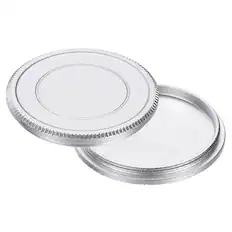 Front. Unique Bargains - 2pcs 37mm Aluminum Metal Front Lens Cap for Screw Mount Fujifilm Mirrorless/DSLR - Silver.