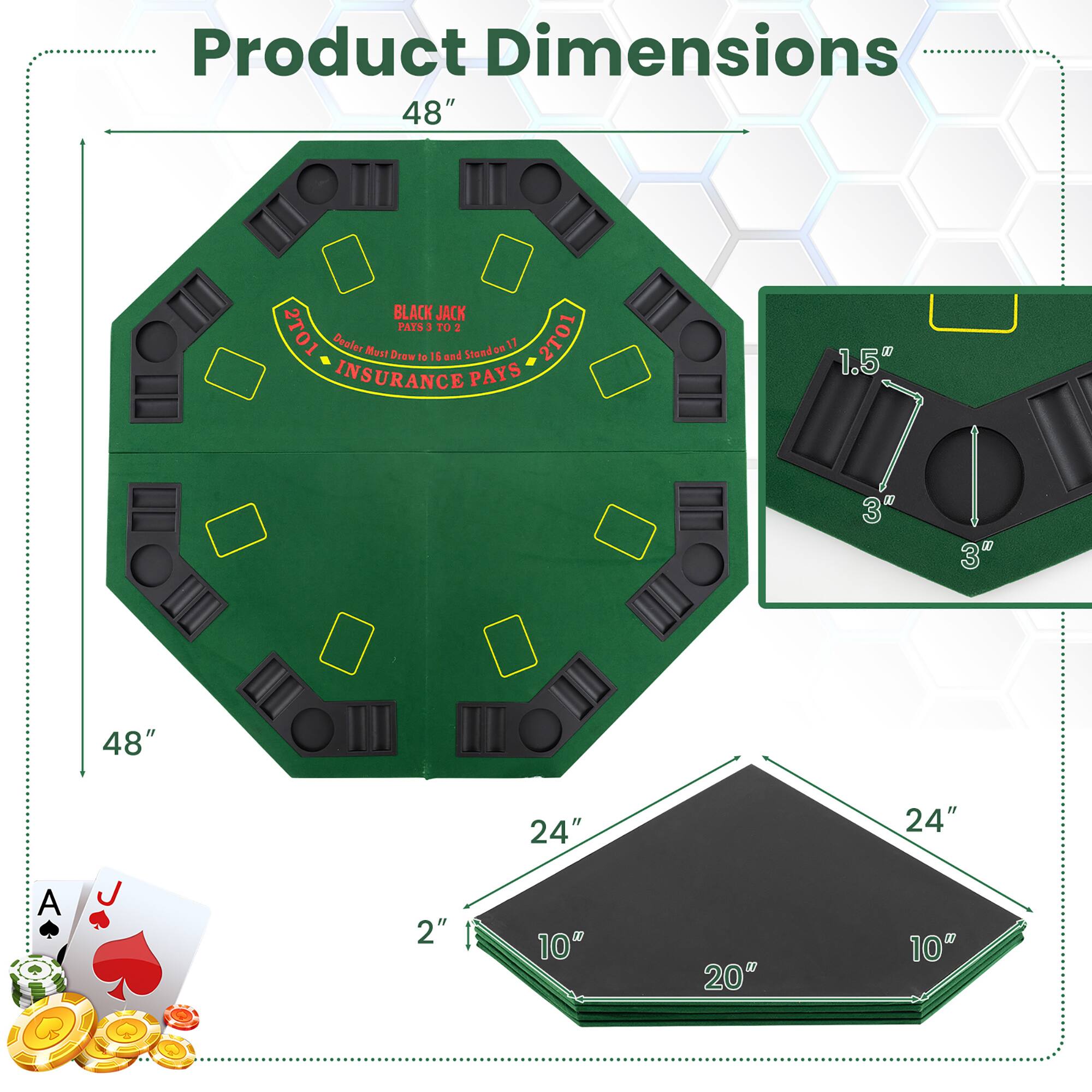 Product Dimensions  
48" x 48"  
Dealer Mast Wand: 1s  
Stand: 2T01  
Insurance Pays 1.5"  
3" x 3"  
48" x 24" x 24"  
A: 2"  
I: 10"  
20" x 10"