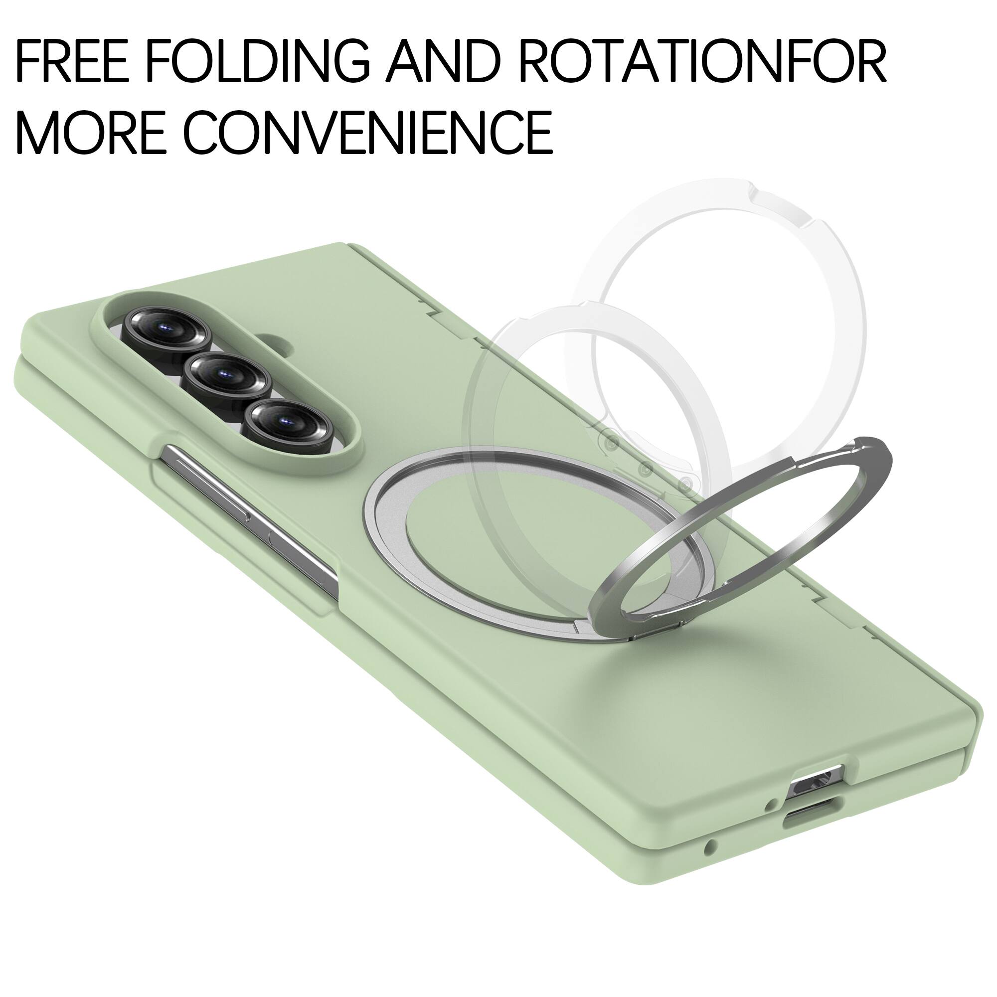 FREE FOLDING AND ROTATION FOR MORE CONVENIENCE