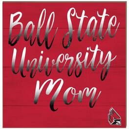 Jardine - Ball State Cardinals 10'' x 10'' Team Mom Plaque - Red