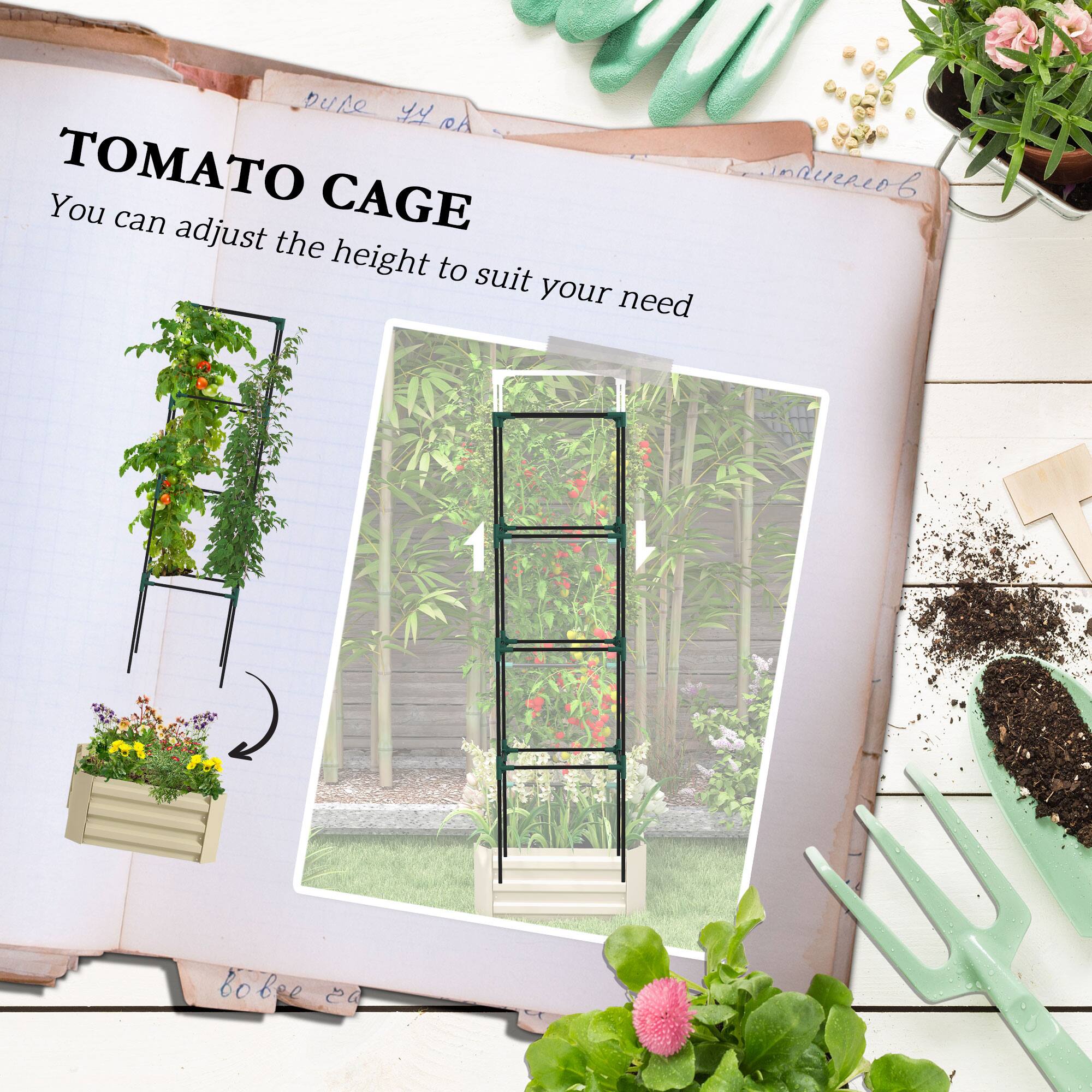 TOMATO CAGE
You can adjust the height to suit your need