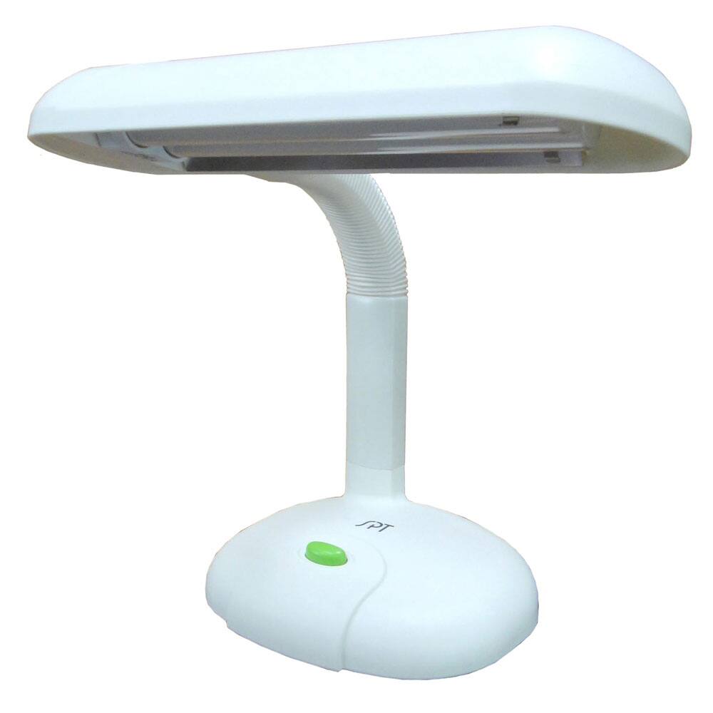 Angle. Sunpentown - Sunpentown 27-Watt Desk Lamp (2-tube) - SL-825W.