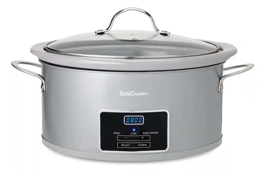 Betty Crocker quart Oval Digital Slow Cooker, Electric Cooking