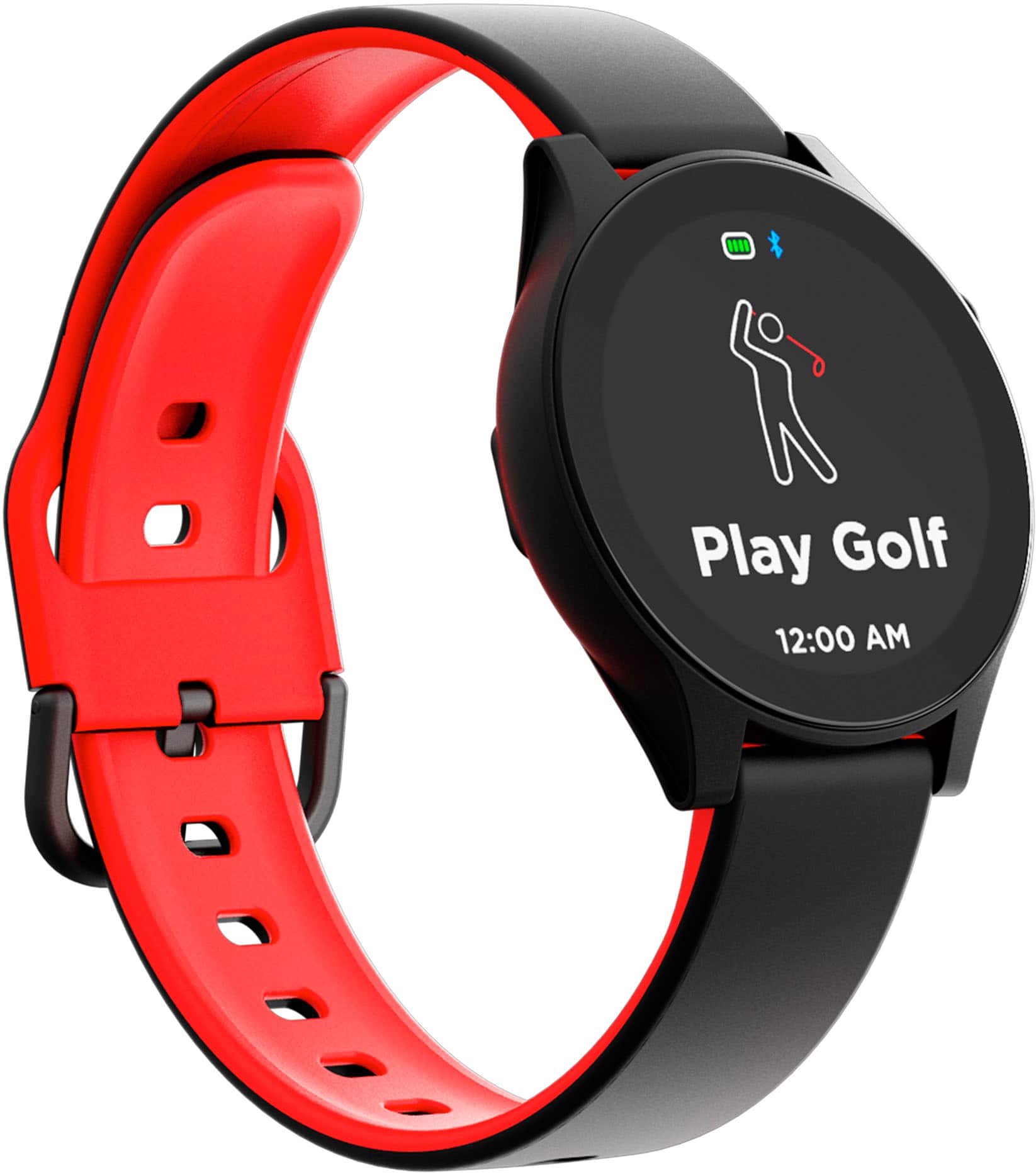 The text on the image reads "Play Golf 12:00 AM".